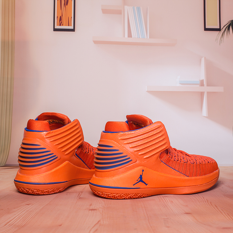 New Air Jordan 32 Orange Blue Shoes - Click Image to Close